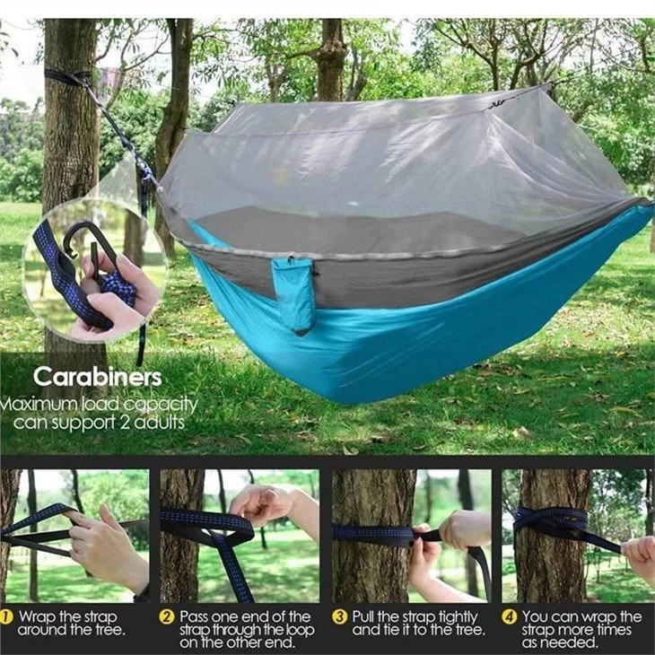 Camping Hammock With Mosquito Net-5